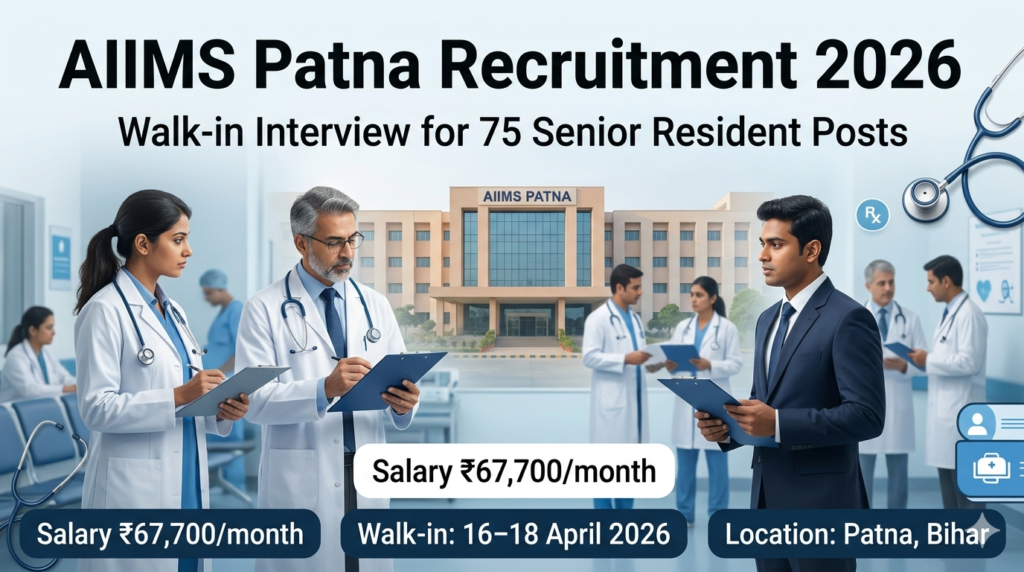 AIIMS Patna Senior Resident Recruitment 2026