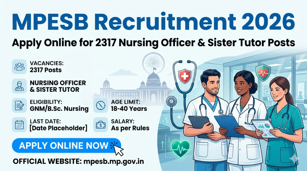 MPESB Nursing Officer Recruitment