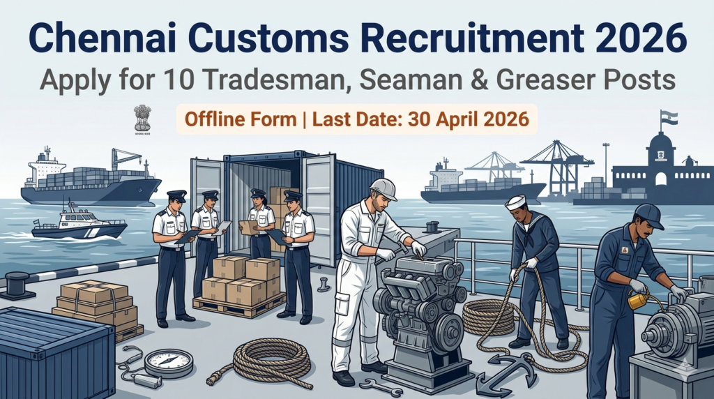 Chennai Customs Recruitment 2026